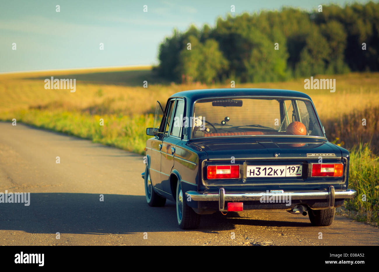 Sowjetische Oldtimer Lada VAZ-2103-2106 Stockfoto