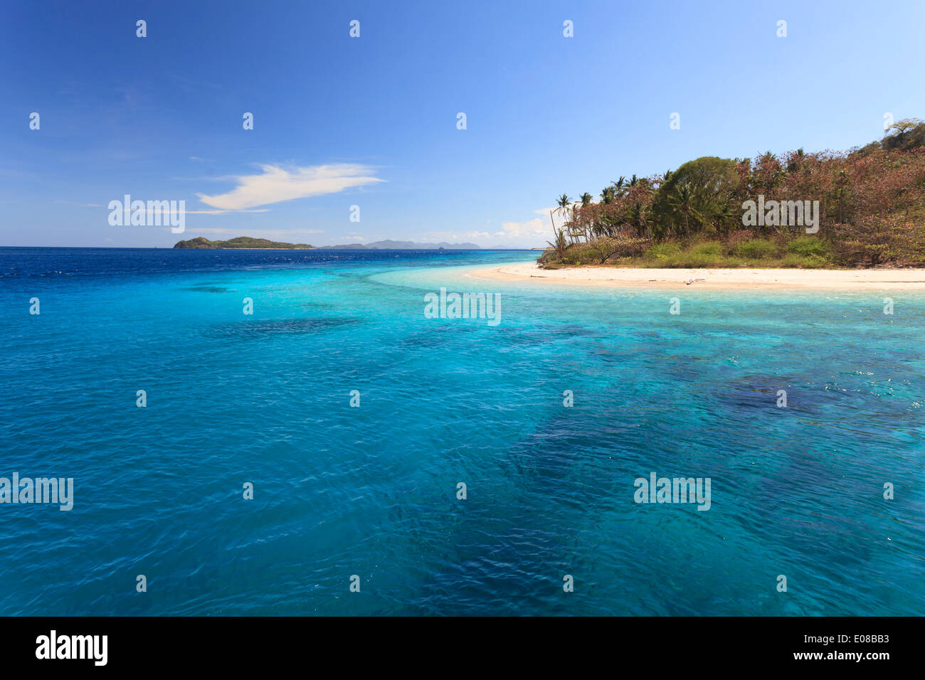 Philippinen, Palawan, Calamian Gruppe, Cagdanao Insel Stockfoto Philippinen, Palawan, Calamian Gruppe, Cagdanao Insel Stockfoto