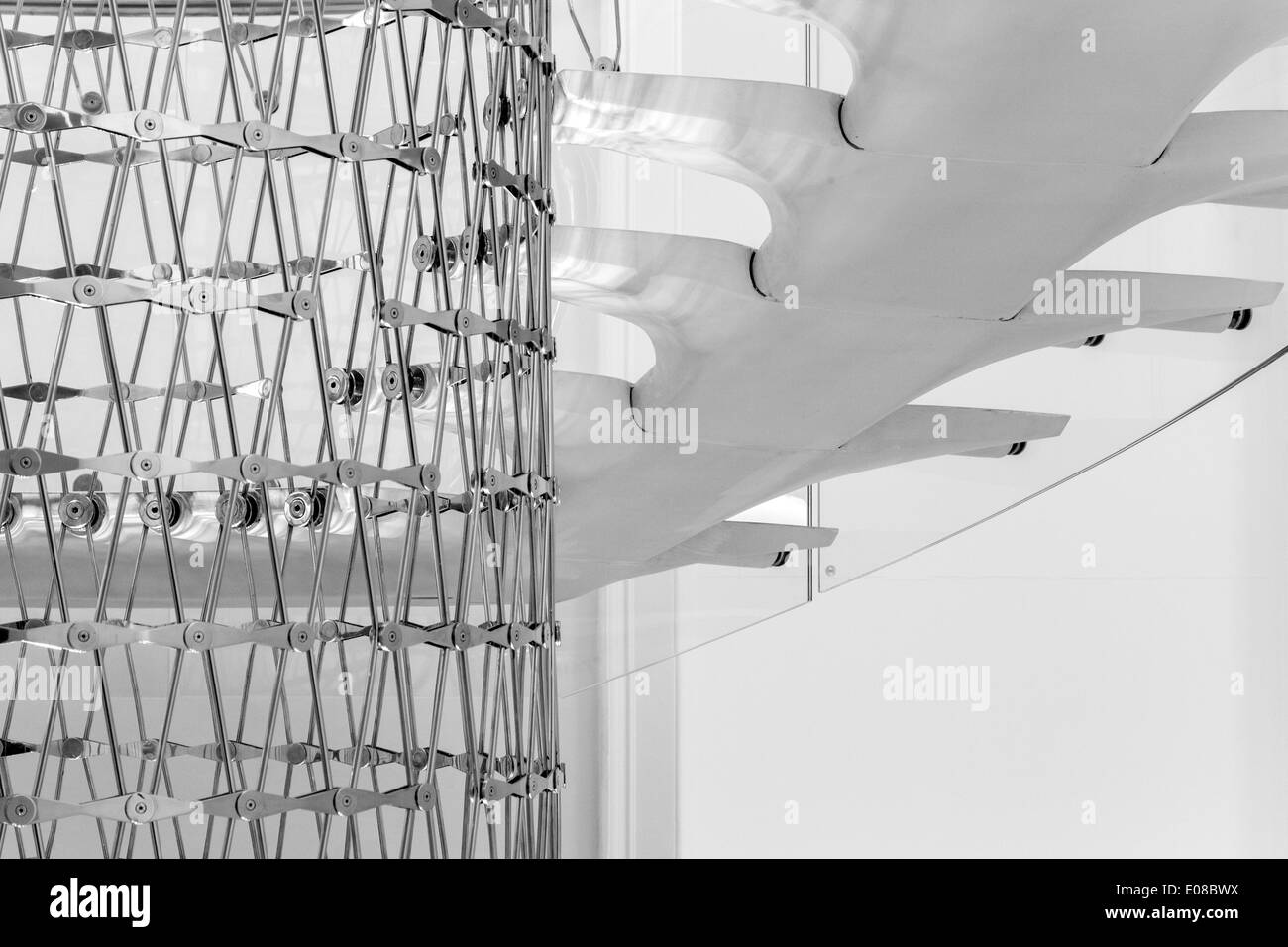 Treppenhaus im Somerset House in London, Vereinigtes Königreich. Architekt: Eva Jiricna Architects Ltd, 2014. Stockfoto