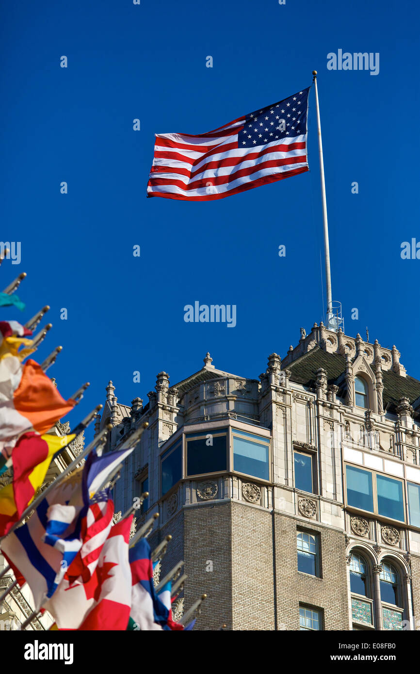 Top of the Mark, California Street, San Francisco. Stockfoto