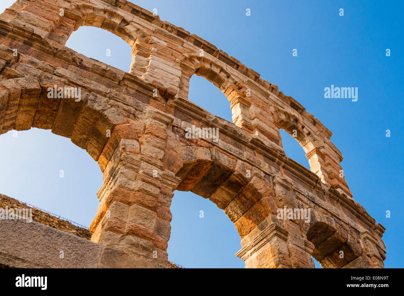 Römische Arena, Verona, UNESCO World Heritage Site, Veneto, Italien, Europa Stockfoto