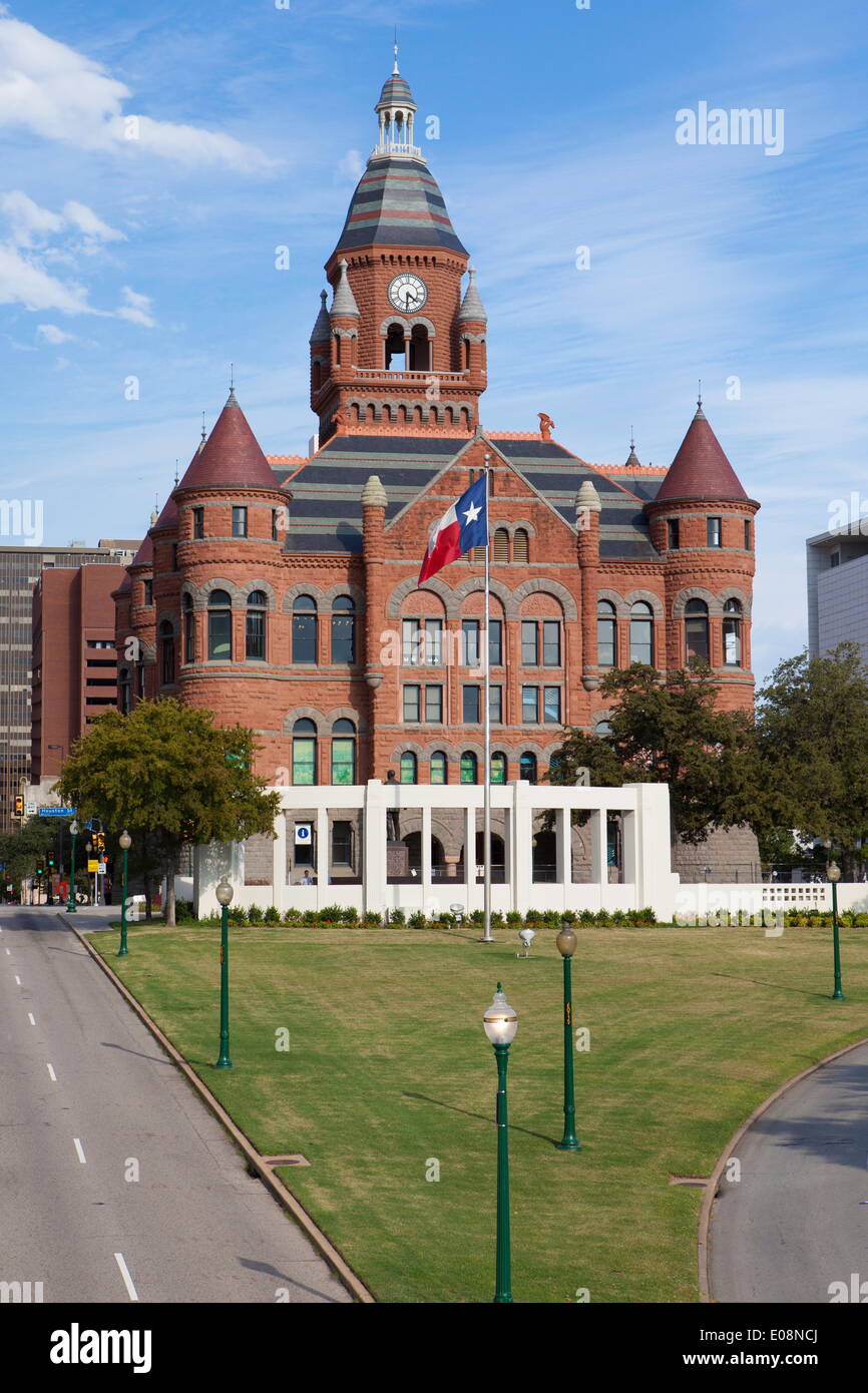 Grashügel, Website der Kennedy Ermordung, Dealey Plaza Historic District, West End, Dallas, Texas, Vereinigte Staaten von Amerika, Nordamerika Stockfoto