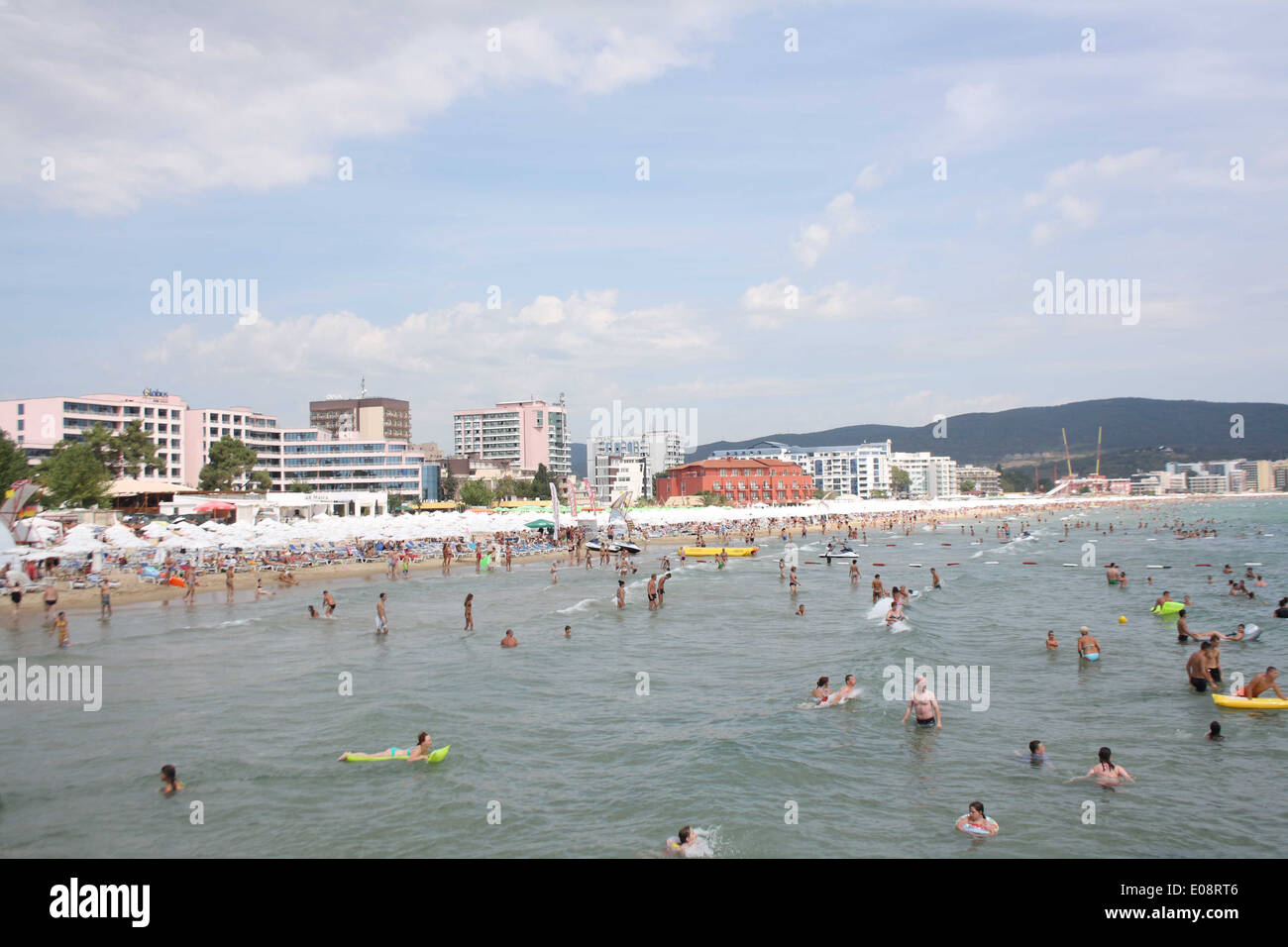 Sunny Beach, Bulgarien. Stockfoto