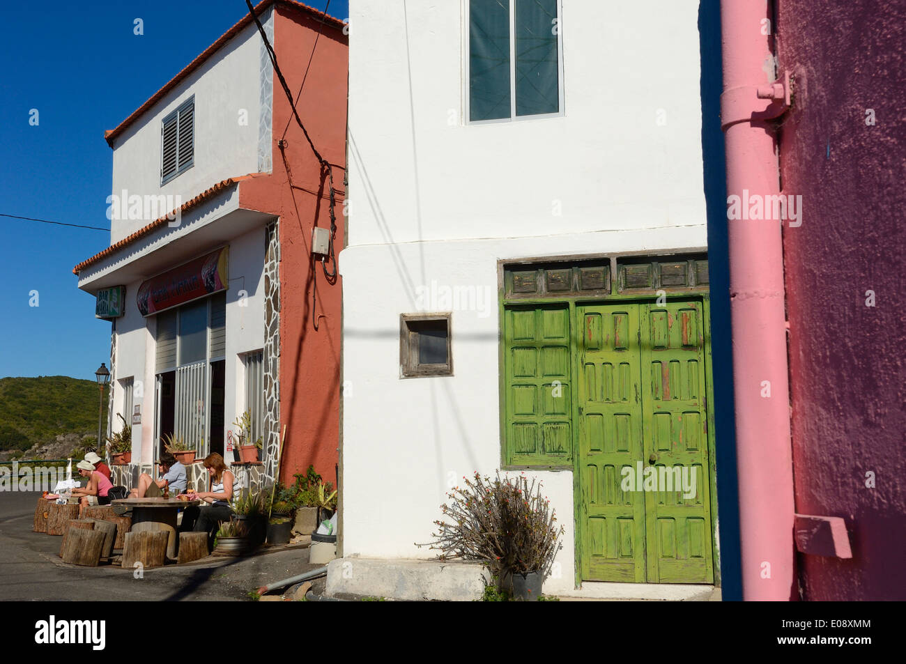 Bar Maria. El Cercado. La Gomera. Kanarischen Inseln. Teneriffa. Spanien. Europa Stockfoto