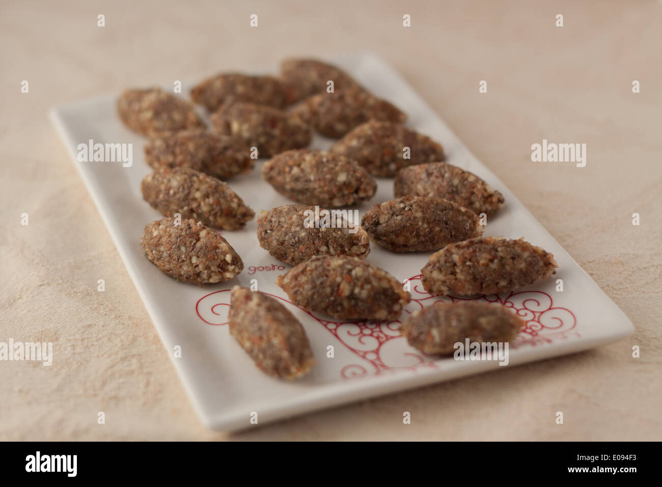 Glutenfrei Laktose freie leichte Ostern Mandeln Stockfoto