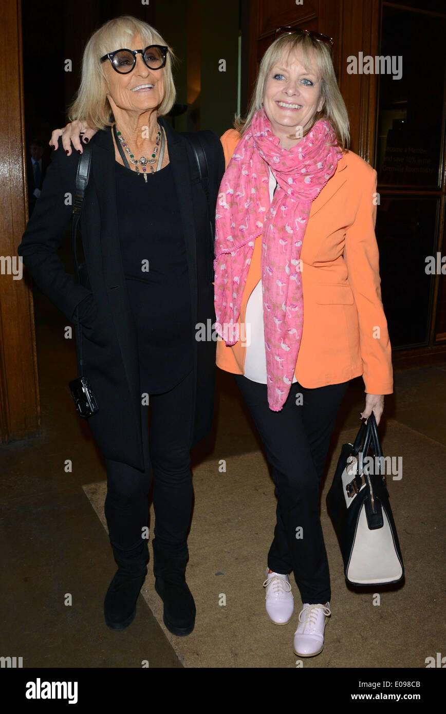 London, UK. 6. Mai 2014.  Barbara Hulanicki und Twiggy Lawson besucht "Nicky-Butler" ägyptisch / Celtic Style Jewellery Collection launch-Party im British Museum in Lo0ndon. Foto: siehe Li/Alamy Live News Stockfoto