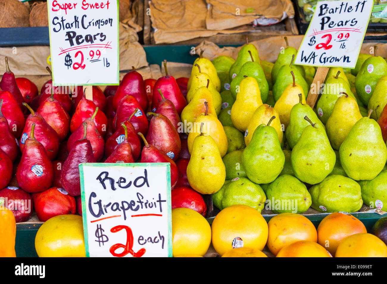 Pike Place Market Seattle Stockfoto