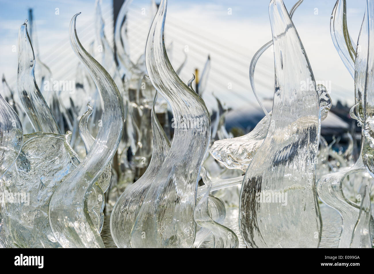 Glasmuseum Stockfoto