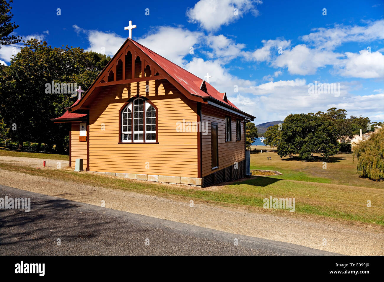Port Arthur Australia / die ehemalige Haftanstalt Port Arthur in Tasmanien, Australien. Stockfoto