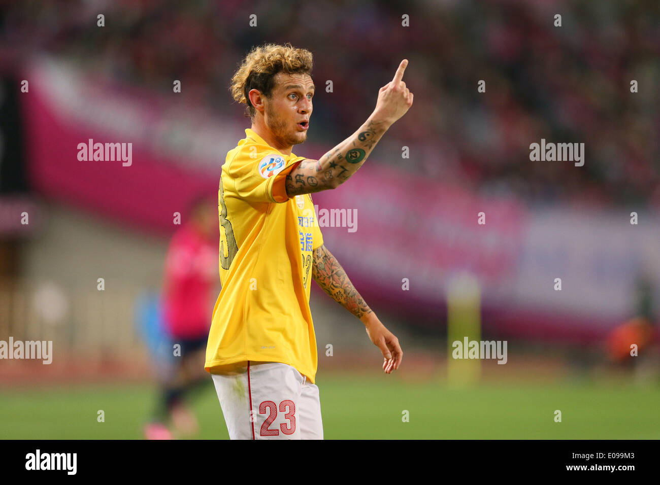 Yanmar Stadion Nagai, Osaka, Japan. 6. Mai 2014. Alessandro Diamanti (Evergrande), 6. Mai 2014 - Fußball /Soccer: AFC Champions League 2014 Runde von 16 1. Bein match zwischen Cerezo Osaka 1-5 Guangzhou Evergrande an Yanmar Stadion Nagai, Osaka, Japan. Stockfoto