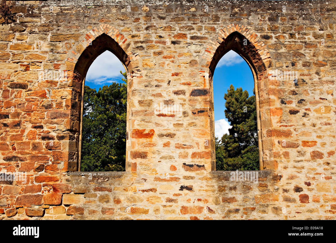 Port Arthur Australia / die ehemalige Haftanstalt Port Arthur in Tasmanien, Australien. Stockfoto