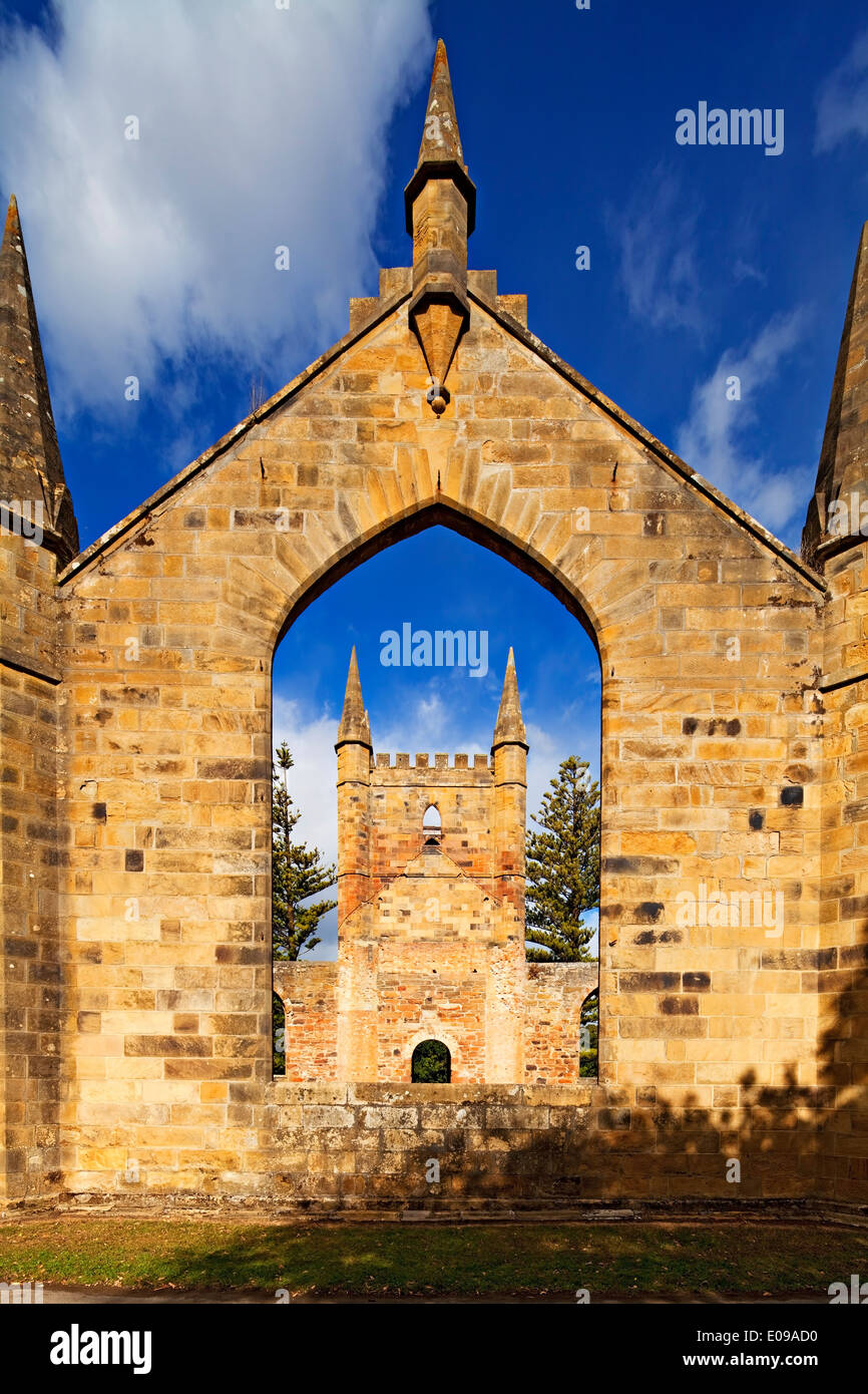 Port Arthur Australia / die ehemalige Haftanstalt Port Arthur in Tasmanien, Australien. Stockfoto