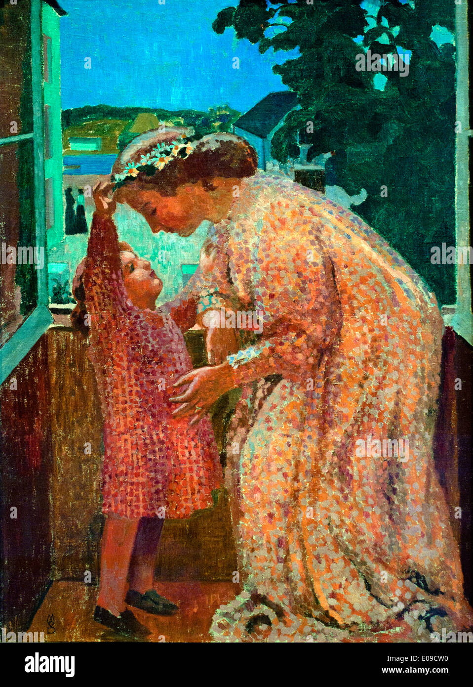 Die Krone der Gänseblümchen 1905 Maurice Denis 1870-1943 Frankreich Französisch Stockfoto