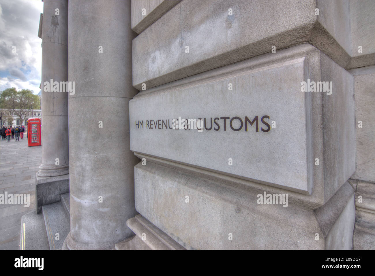 Die Treasury-Abteilung, Whitehall HMRC Stockfoto