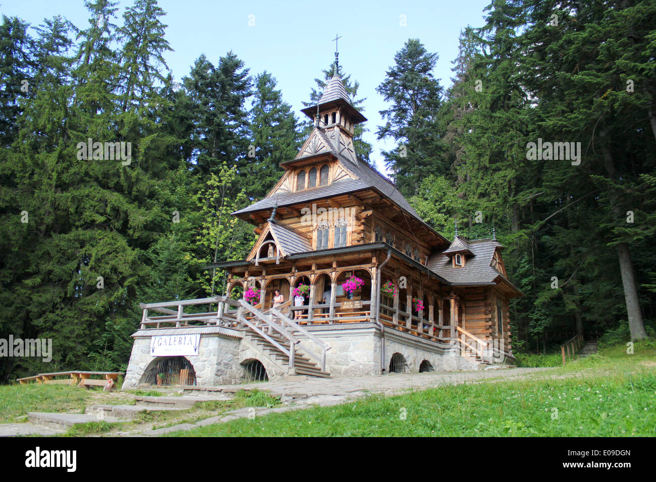 Jaszczurowka Kapelle in Zakopane, Polen Stockfoto