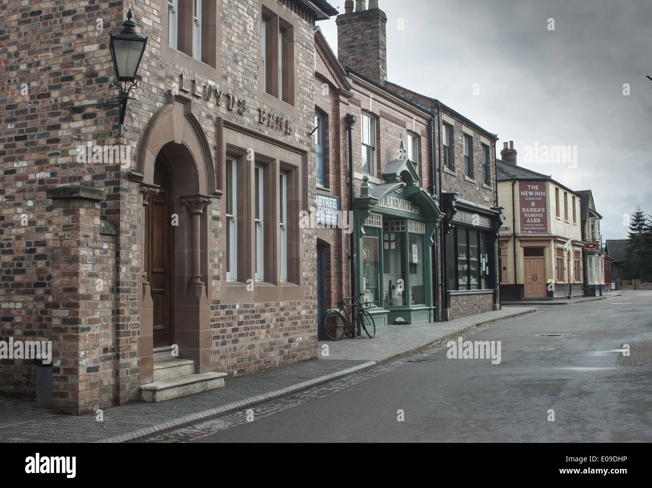 Victorian Street, England Stockfoto