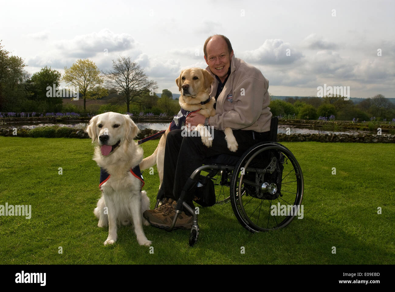 Allen parton, ehemaliger Chief Petty Officer in der Royal Navy, die ein Leben verändert Schädigung während des Golfkriegs 1991 hatte... Stockfoto
