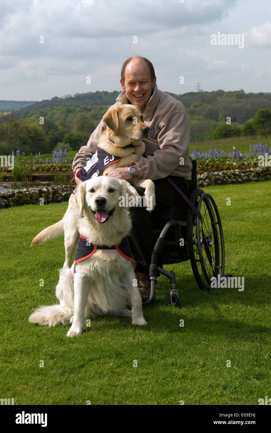 Allen parton, ehemaliger Chief Petty Officer in der Royal Navy, die ein Leben verändert Schädigung während des Golfkriegs 1991 hatte... Stockfoto