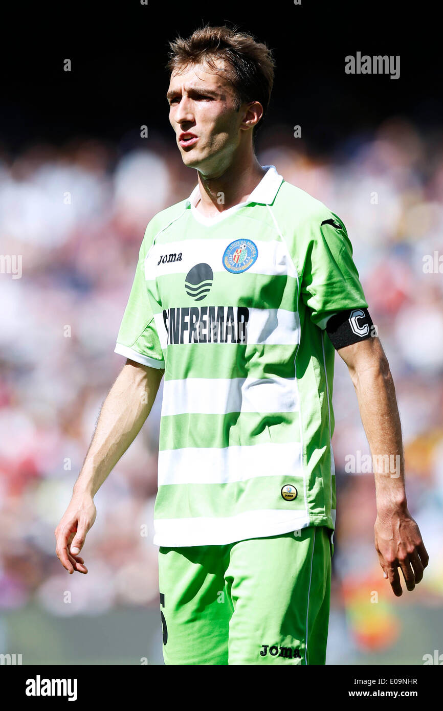 Barcelona, Spanien. 3. Mai 2014. Rafa (Getafe), 3. Mai 2014 - Fußball: Spanische Primera Division "Liga BBVA" match zwischen FC Barcelona 2: 2 Getafe im Camp Nou in Barcelona, Spanien. © D.Nakashima/AFLO/Alamy-Live-Nachrichten Stockfoto