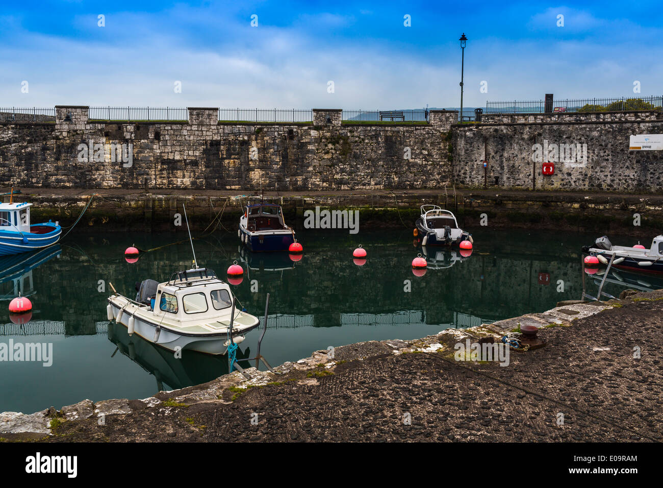 Carnlough Hafen County Antrim-Nordirland Stockfoto