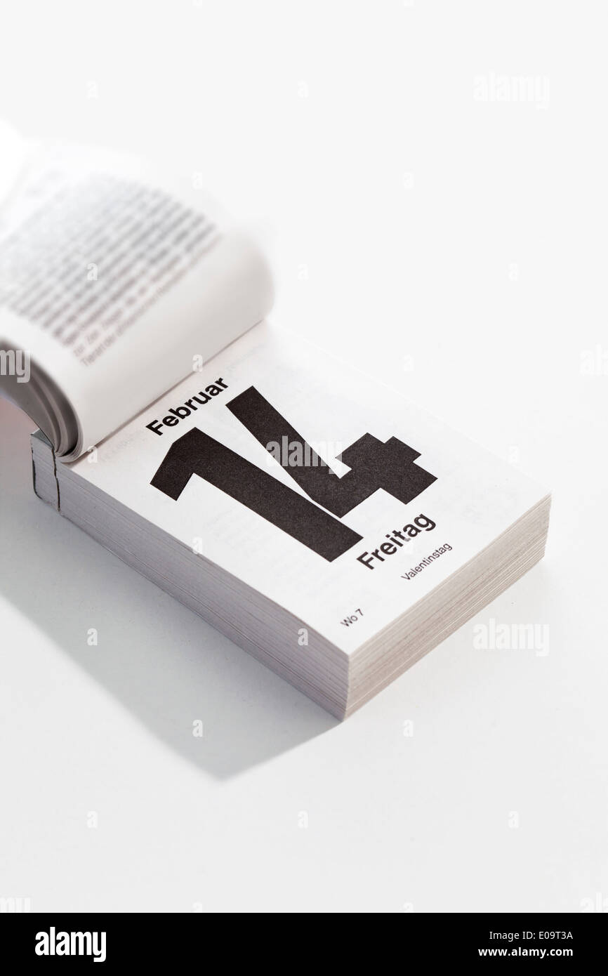 Kalender Abreißen Stockfotos und -bilder Kaufen - Alamy