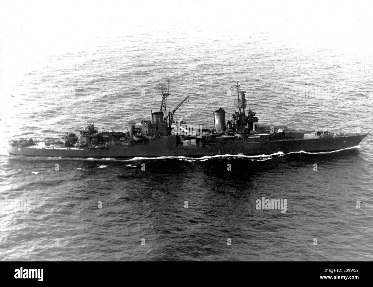 CA-35, USS Indianapolis, 1943 b Stockfoto