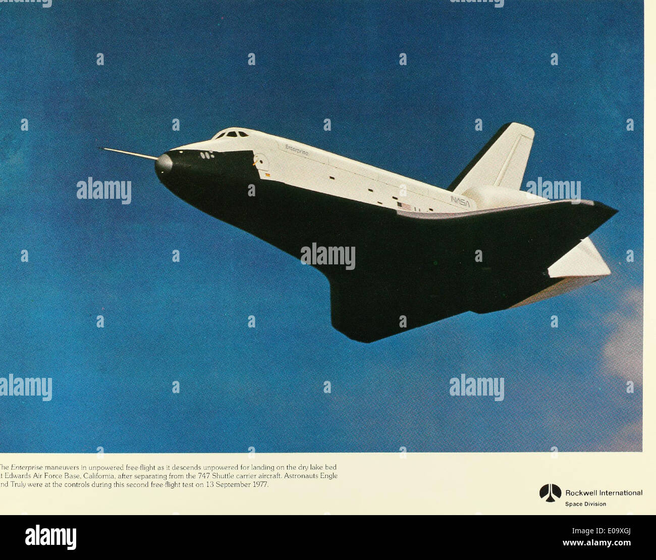 Space Shuttle-Programm Stockfoto