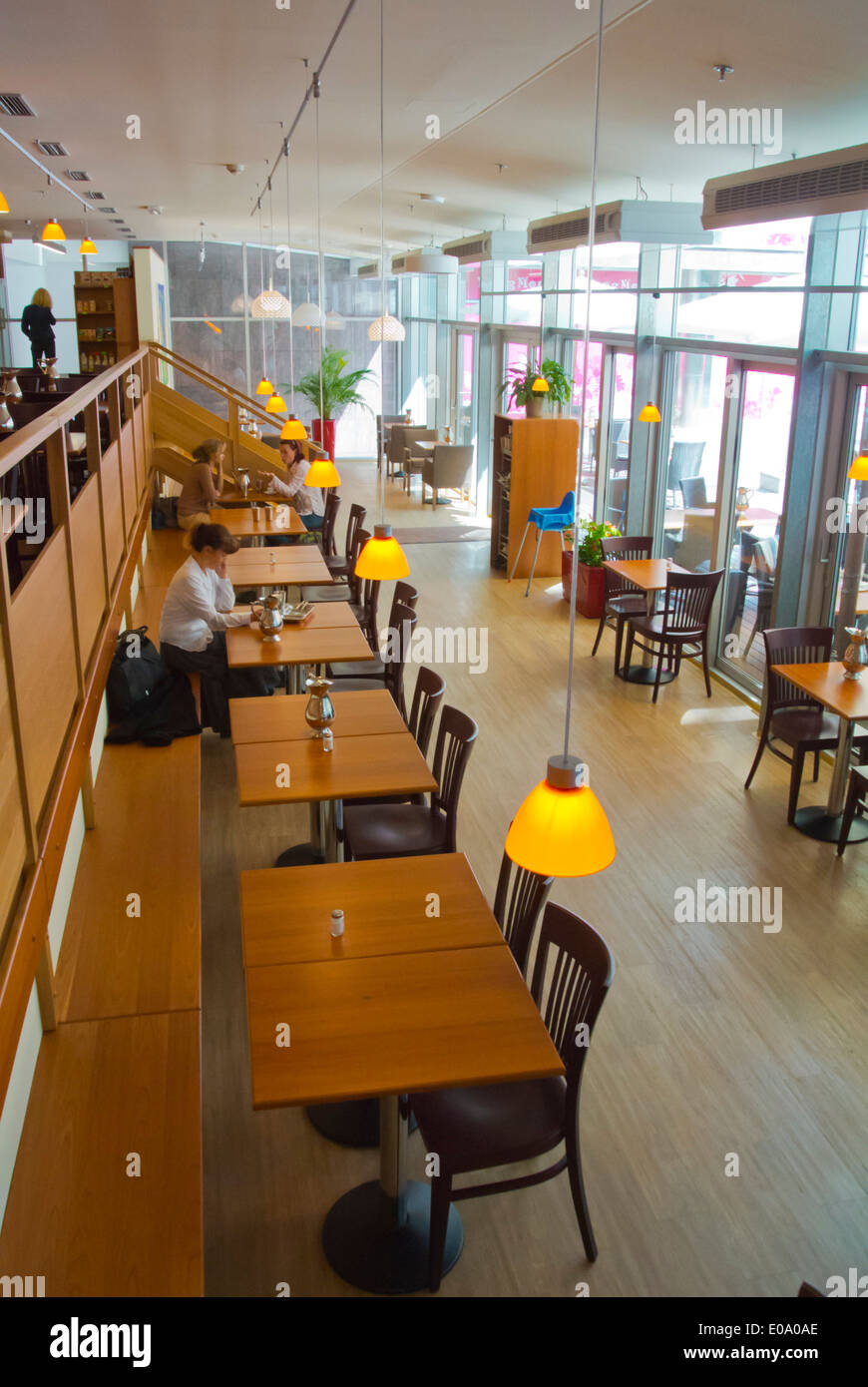 Dhaba Beas Indian style SB-vegetarisches Restaurant, Neustadt, Prag, Tschechische Republik, Europa Stockfoto