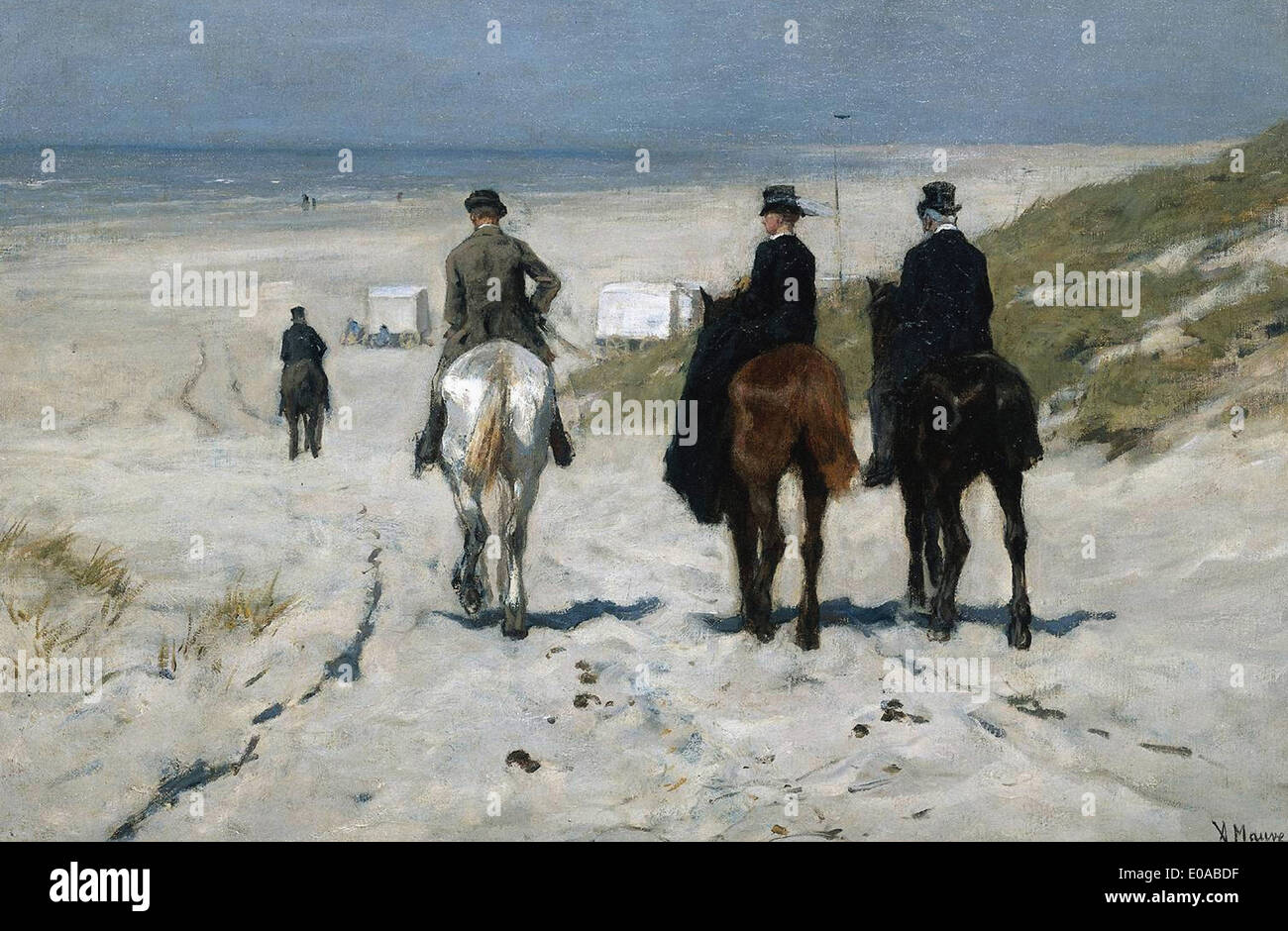 Anton Mauve morgendliche Fahrt Stockfoto