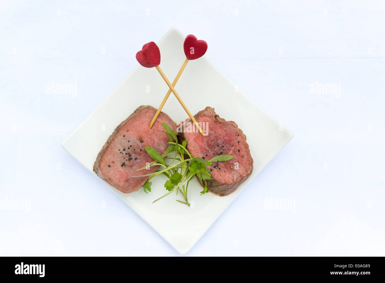 Fleisch-Vorspeisen Stockfoto