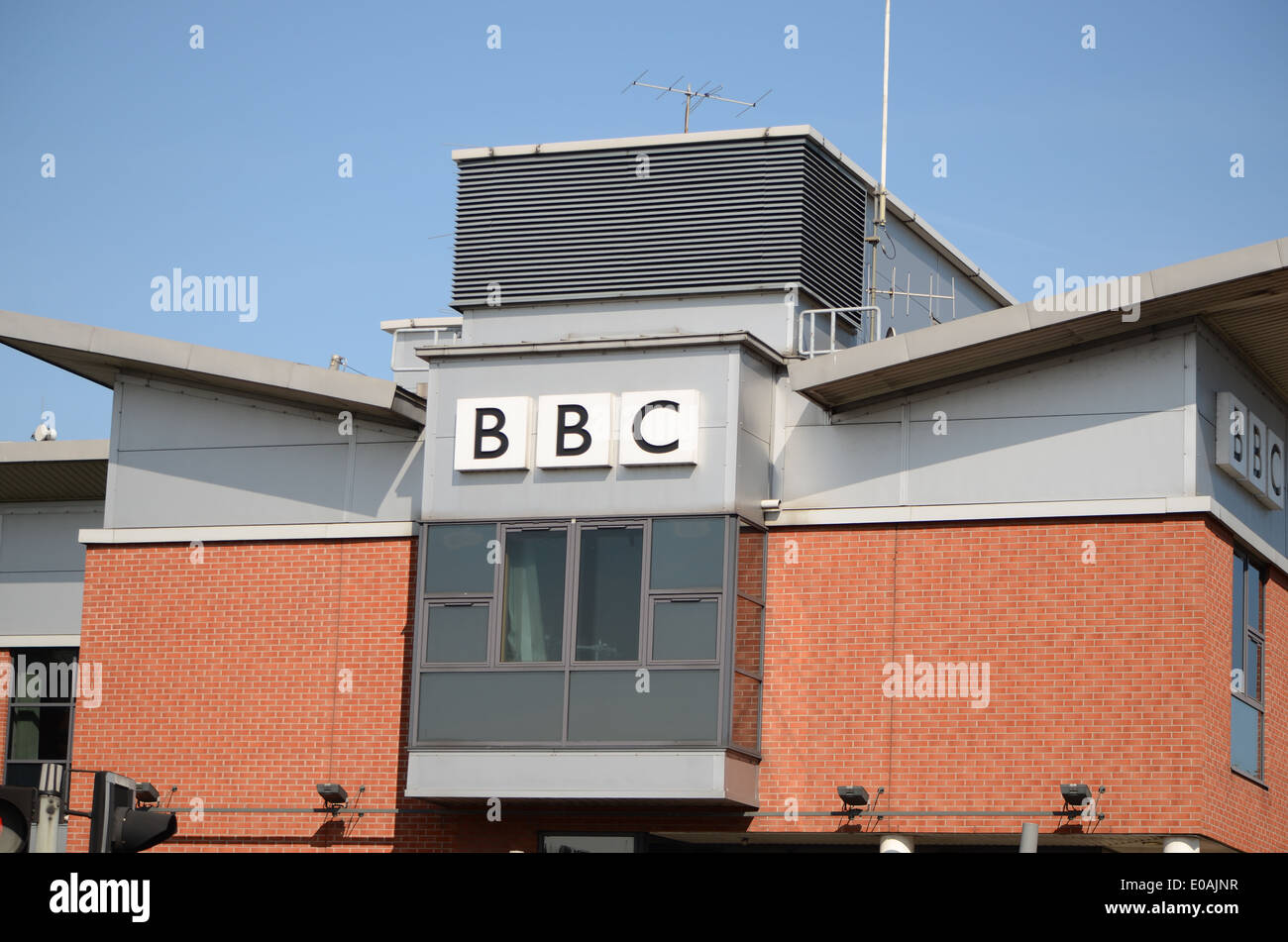 BBC Gebäude in nottigham Stockfoto