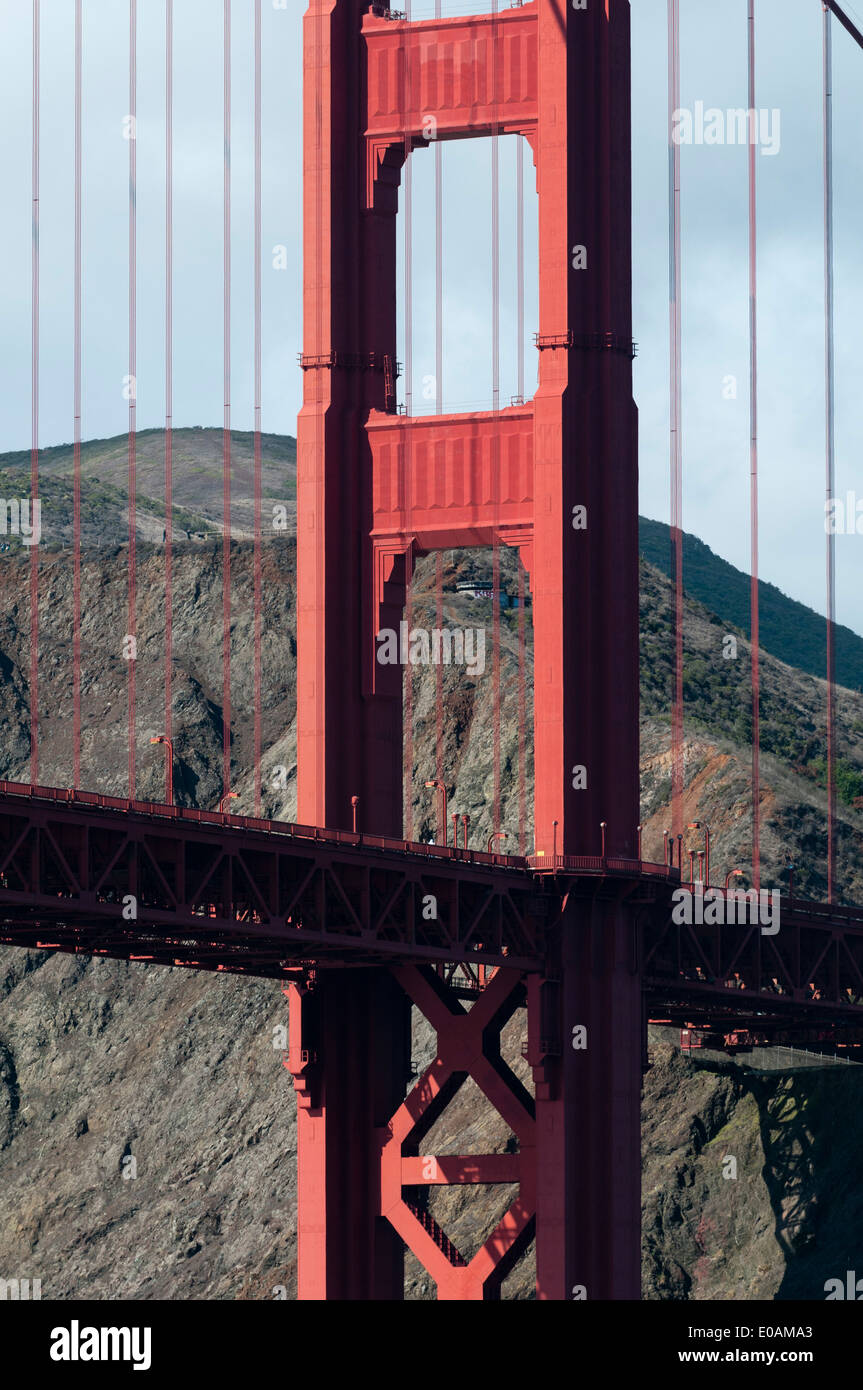 Golden Gate Bridge, San Francisco, Kalifornien, USA Stockfoto