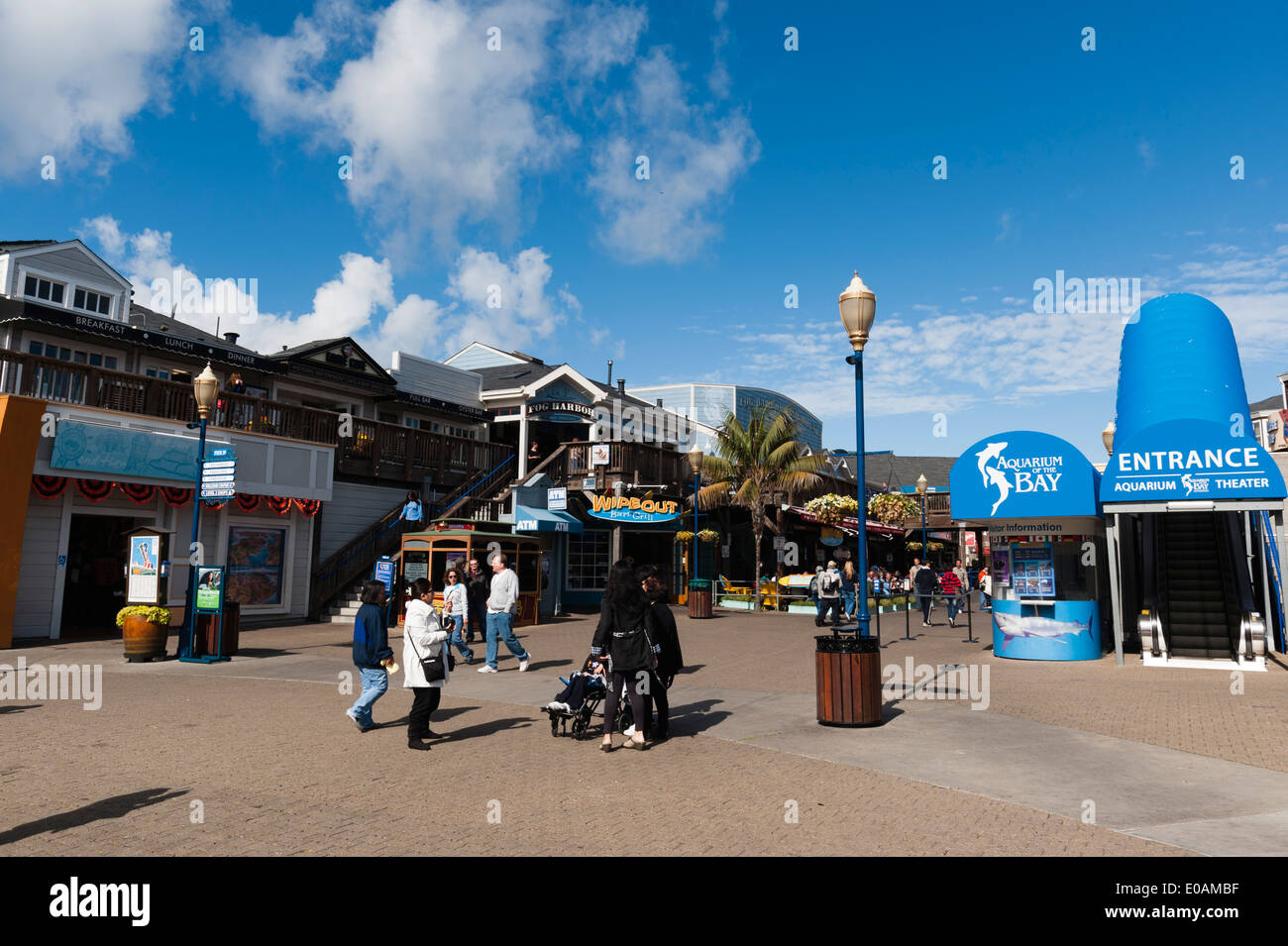 Pier 39, San Francisco, San Francisco, Kalifornien, USA Stockfoto