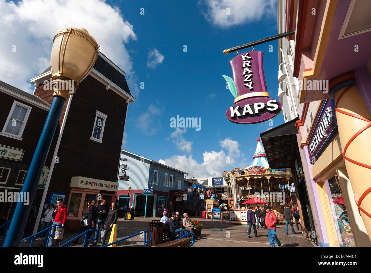 Pier 39, San Francisco, San Francisco, Kalifornien, USA Stockfoto