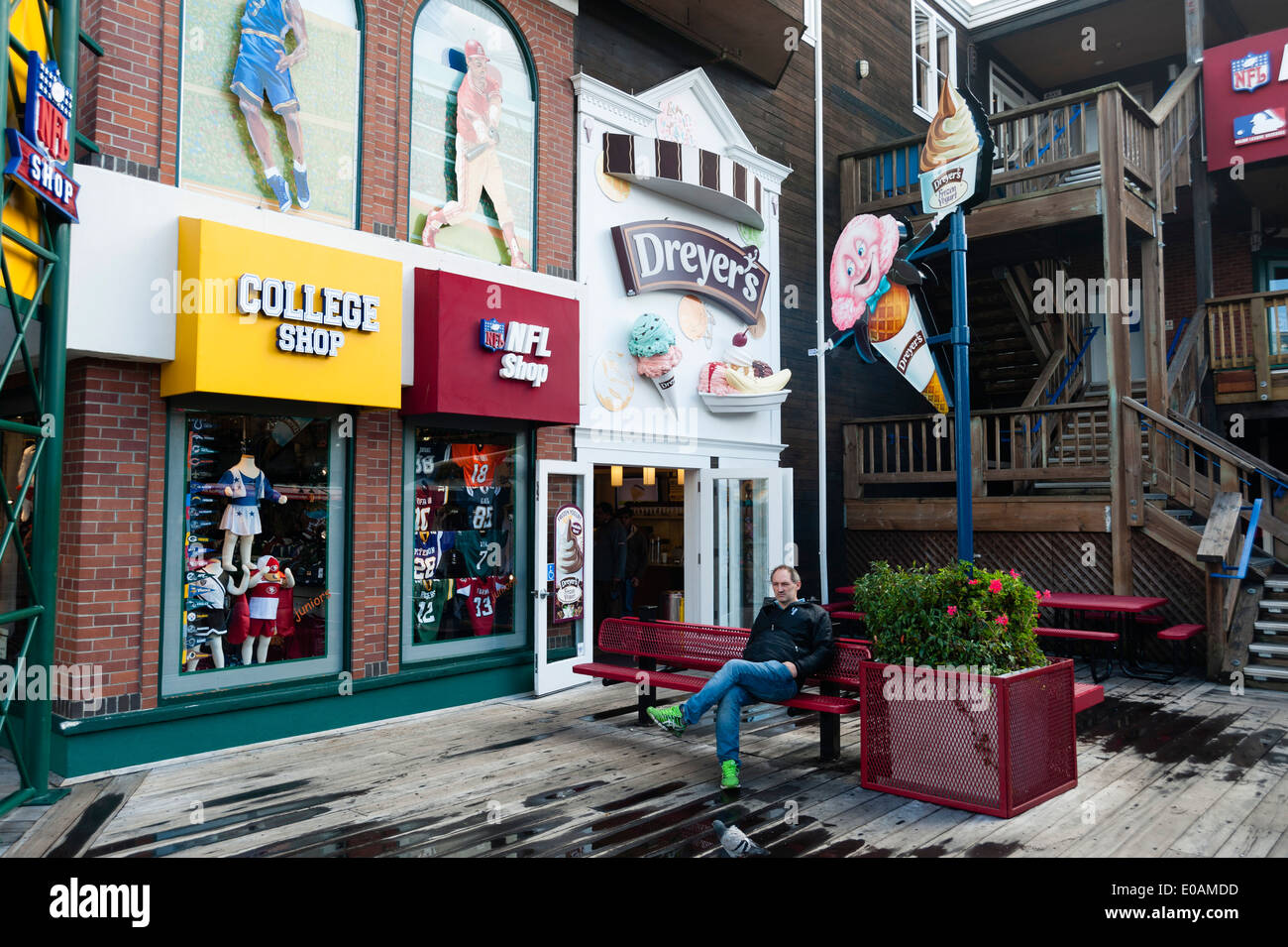 Pier 39, San Francisco, San Francisco, Kalifornien, USA Stockfoto