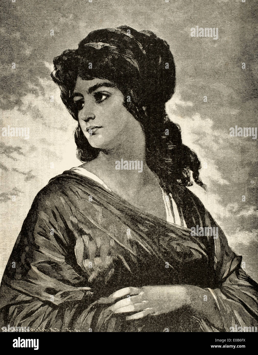 Lucretia (d.510 BC). Ehefrau von Lucius Tarquinius Collatinus