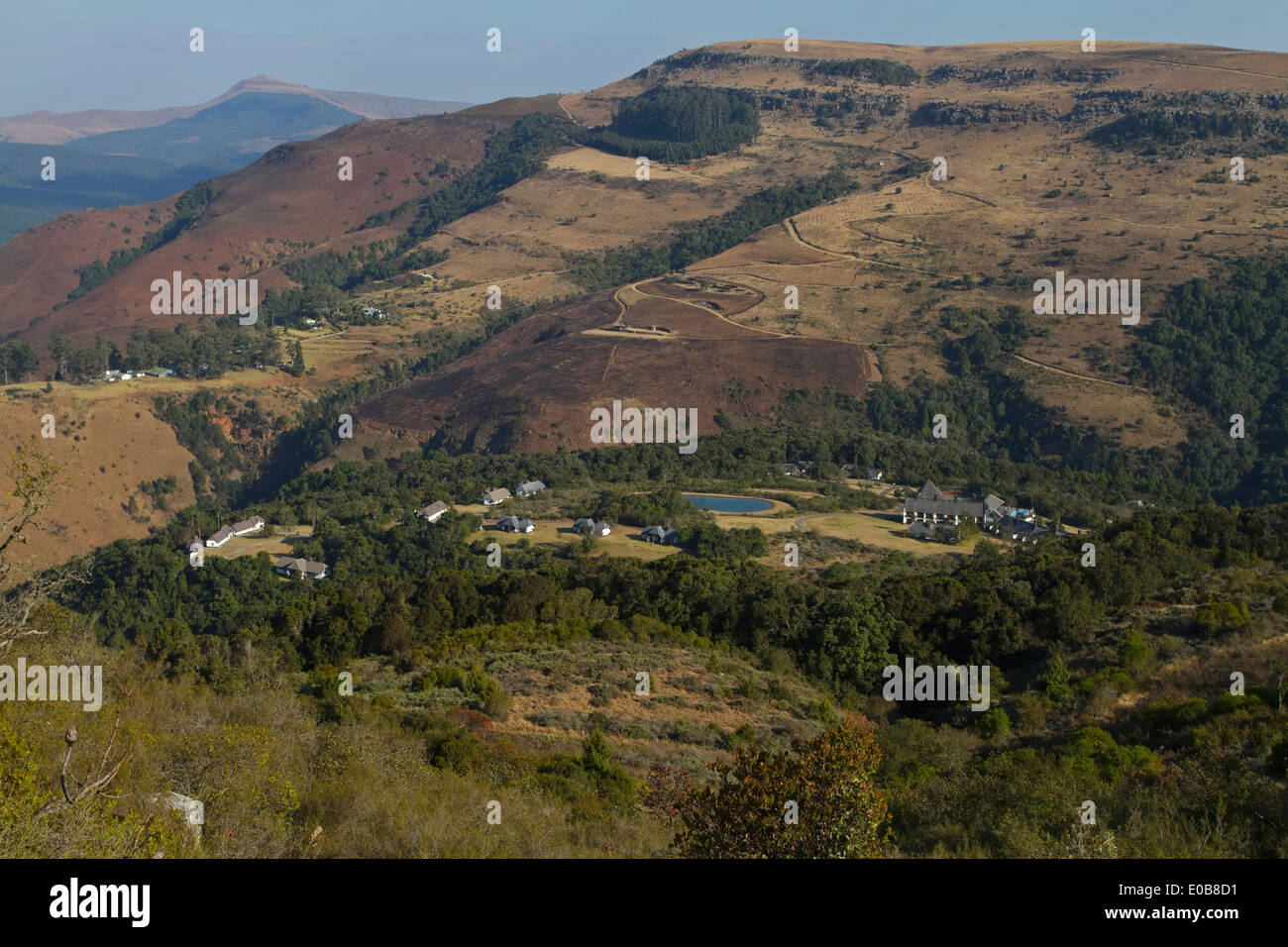 Hotel Mount Sheba auf dem Berg Mount Sheba in der Nähe von Pilgrim es Rest, Mpumalanga Stockfoto