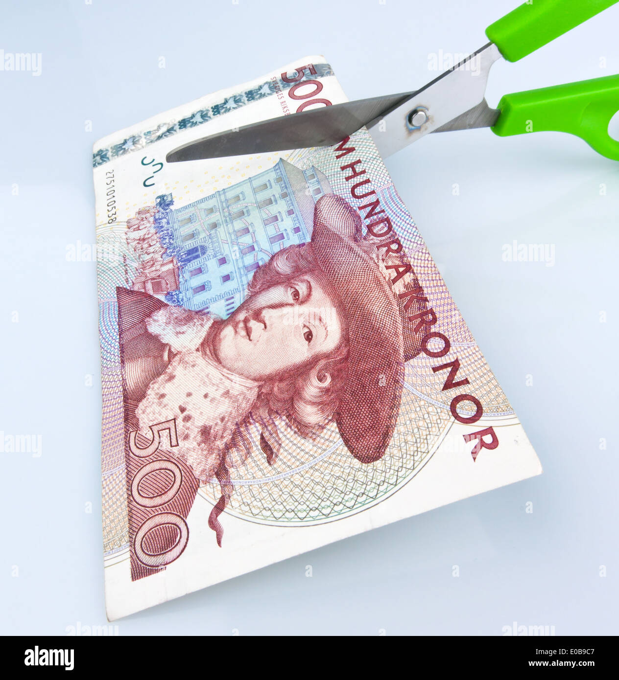 Schwedische Kronen Stockfoto