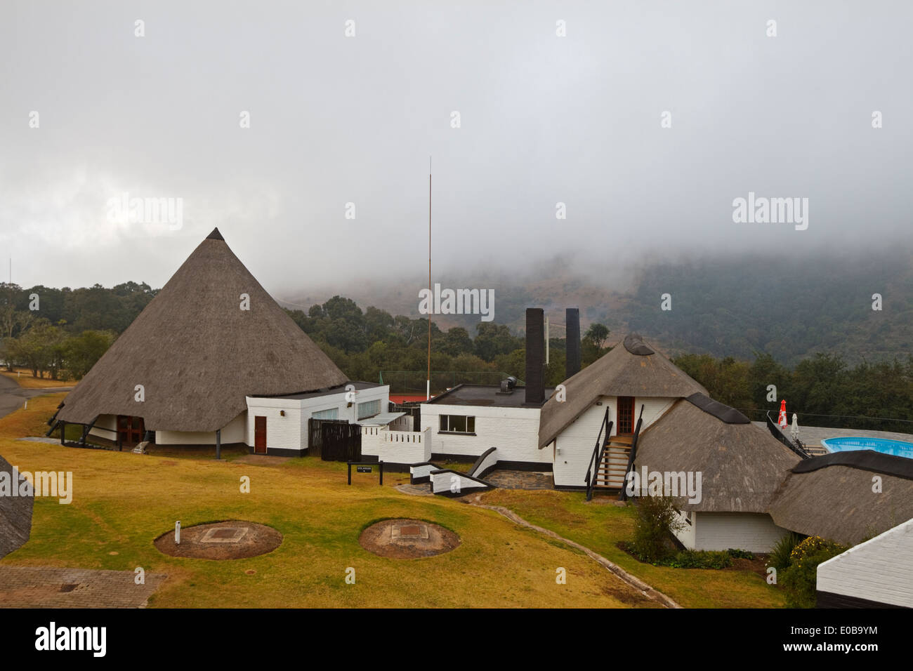 Hotel Mount Sheba auf dem Berg Mount Sheba in der Nähe von Pilgrim es Rest, Mpumalanga Stockfoto