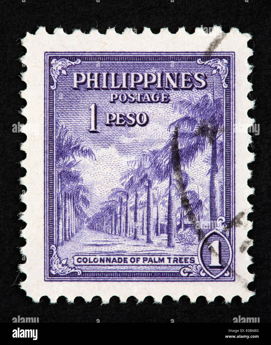 Philippinische Briefmarke Stockfoto