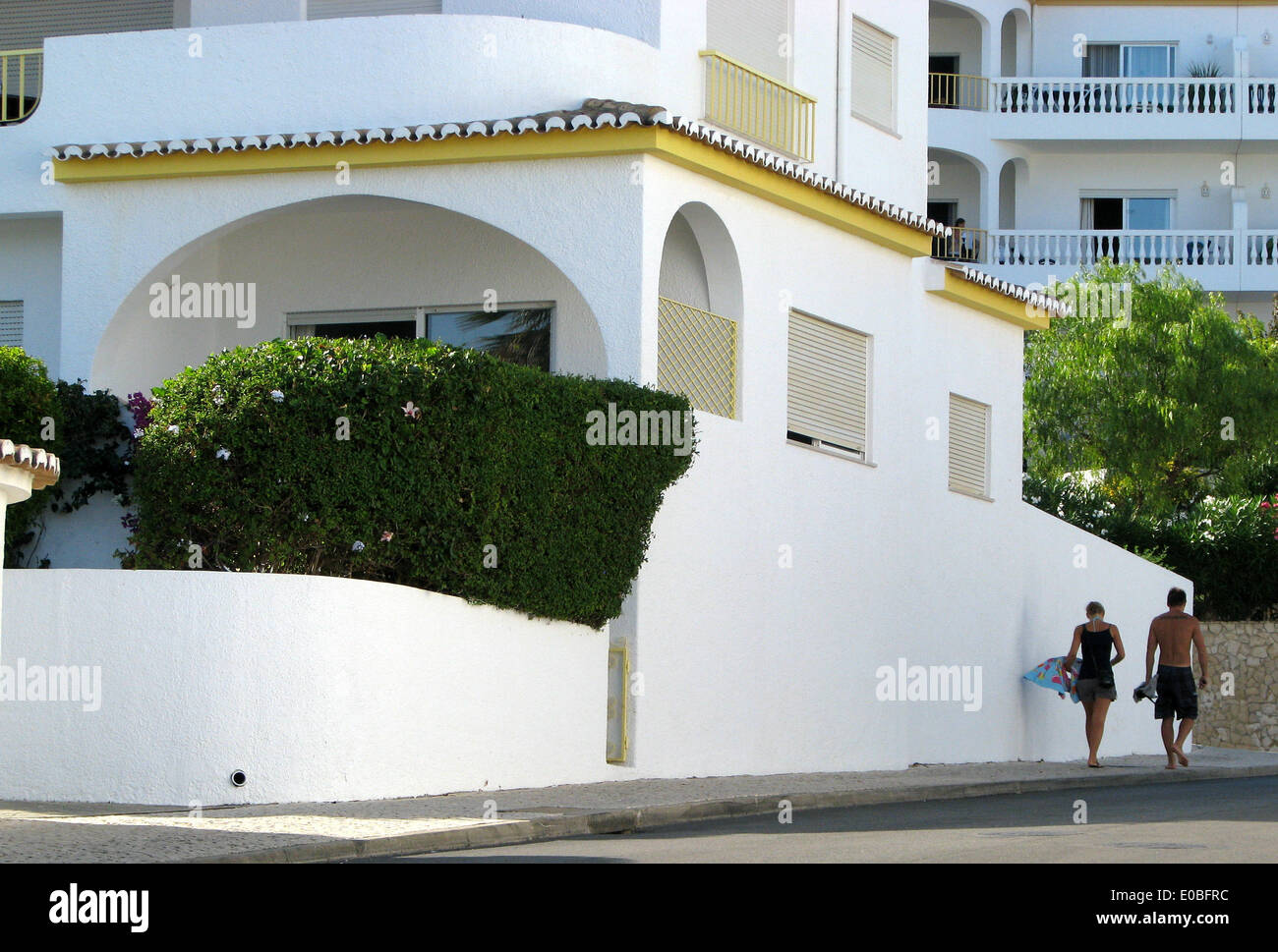 DIE Wohnung IN PRAIA DA LUZ, PORTUGAL, wo MADELEINE McCANN aus vermisst. Stockfoto