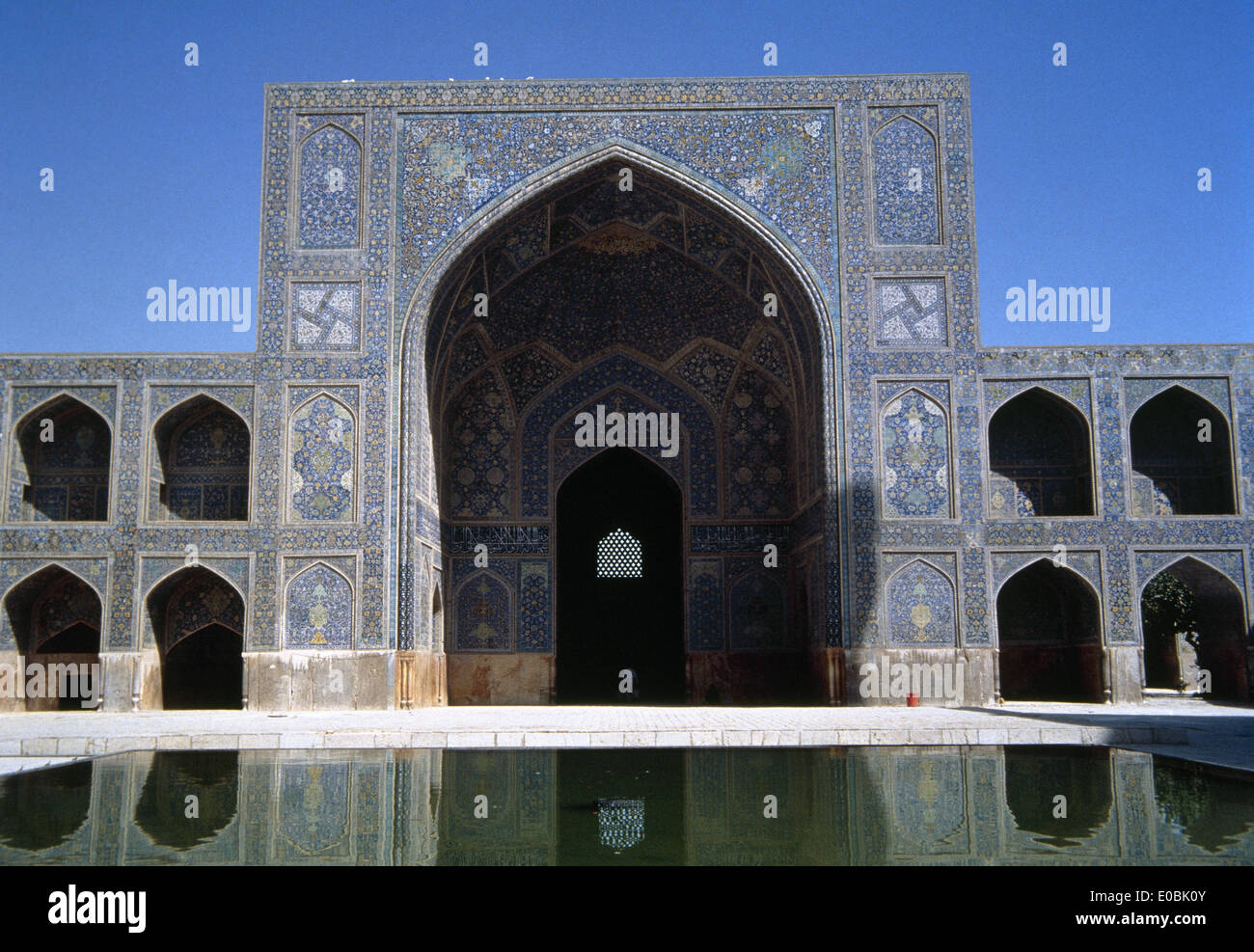 Iran. Isfahan. Iman Moschee Isfahan oder die Schah-Moschee. Safavi Periode (Schah Abbas i. von Persien). 17. Jahrhundert. Stockfoto