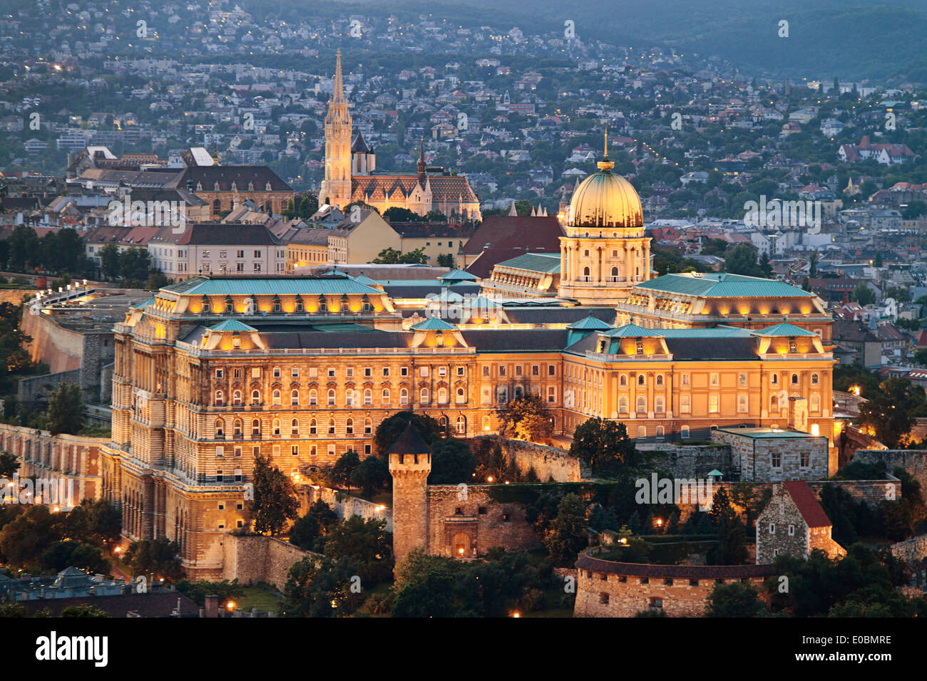 Skyline von Budapest, die Hauptstadt von Ungarn Stockfoto