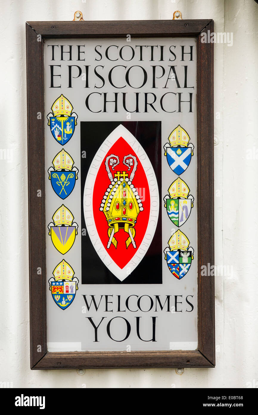 Ein Scottish Episcopal Church in Killin, Schottland, Großbritannien. Stockfoto