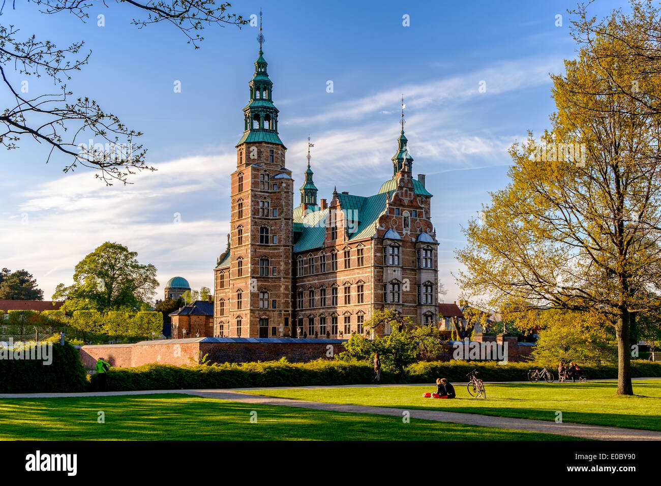 Hauptstadtregion Schloss Rosenborg, Copenhagen, Denmark, Dänemark Stockfoto