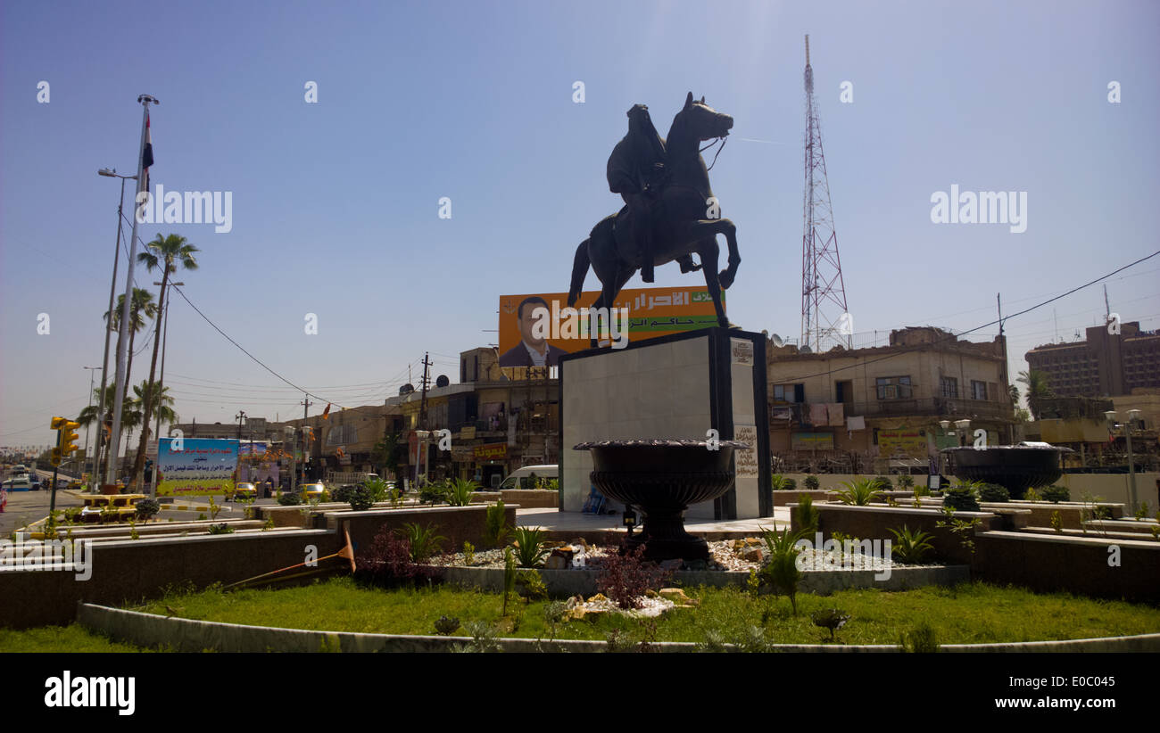 Die Statue von König Faisal ich Stockfoto