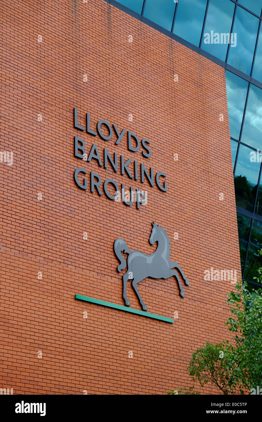 LLOYDS BANKING GROUP in Aylesbury, England Stockfoto