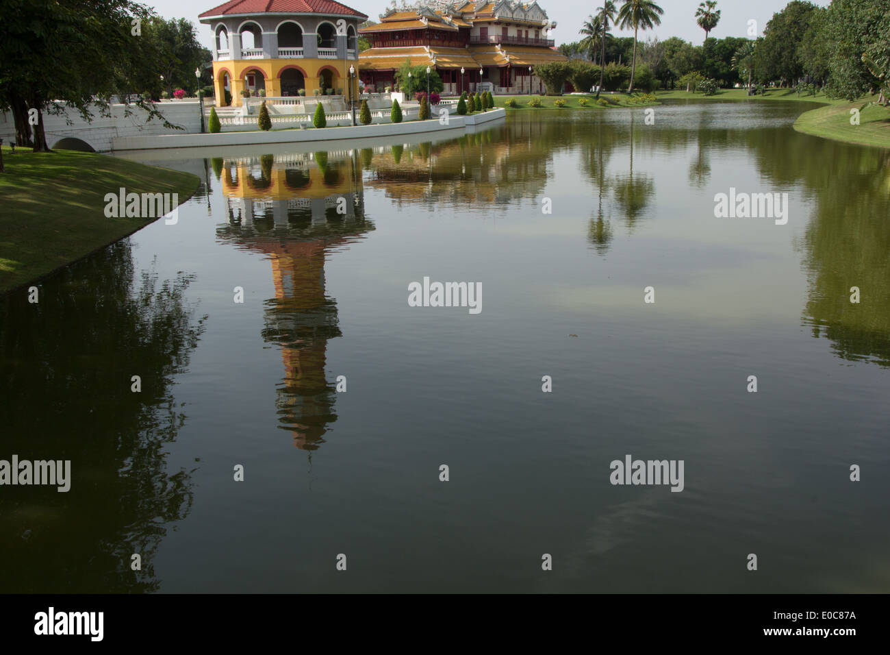 Bang Pa-in Palace in Provinz Ayutthaya, Thailand Stockfoto