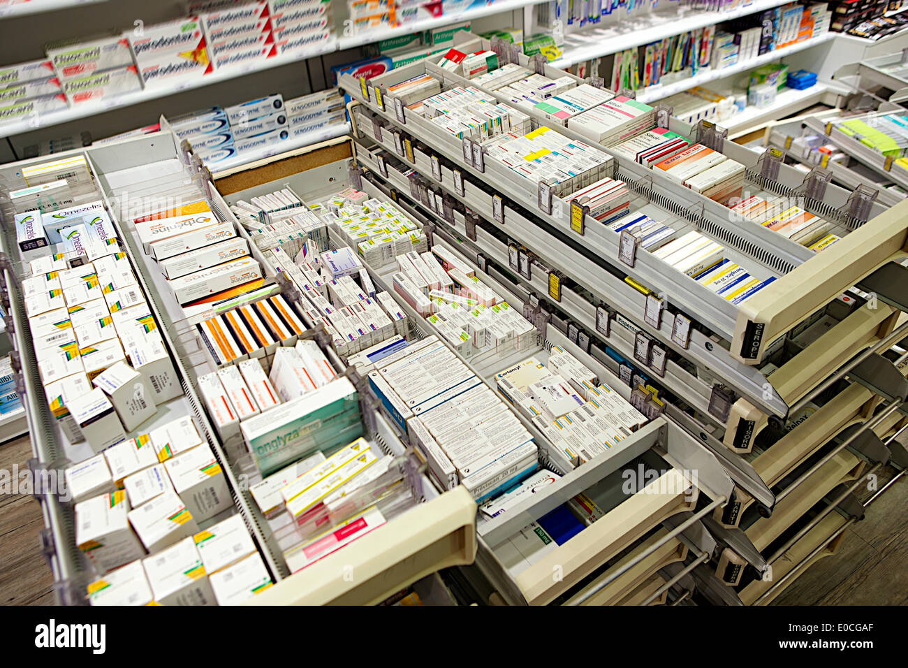 Innenministerium eine Apotheke Stockfoto