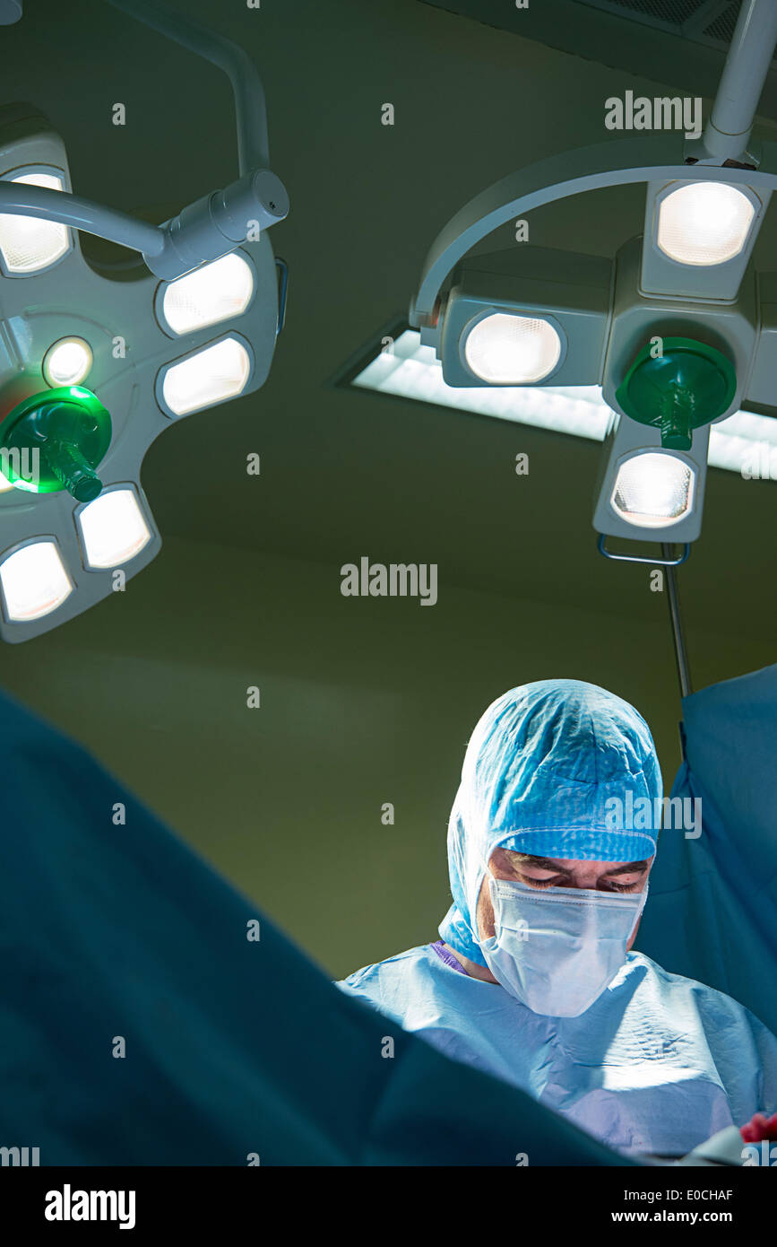 Hüftprothese, Chirurgie Stockfoto